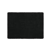 MSV - tapis de bain Microfibre 50x70cm Noir Noir