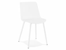 Paris prix - chaise design "orléo" 77cm blanc