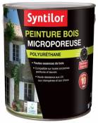 Peinture bois microporeuse intérieur extérieur satiné Ivoire clair Syntilor 2 5L