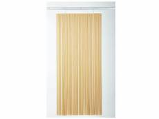 Rideau de porte moustiquaire tahiti brun beige - 90 x 220 cm