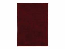 Santal - tapis aspect velours burgundy 120x170