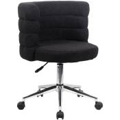 Svita - cloud Chaise de bureau Chaise de bureau réglable en hauteur avec roulettes noir