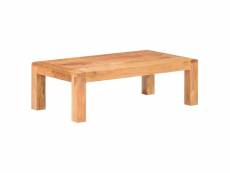 Table basse 110 x 60 x 35 cm bois d'acacia massif 289630