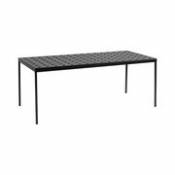 Table rectangulaire Balcony / 190 x 87 cm - Acier - Hay noir en métal