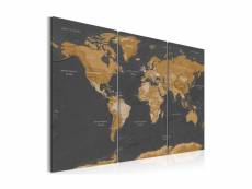Tableau - world map: modern aesthetics-120x80 A1-N6354-DKX