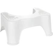 Tabouret physiologique wc Secura,Tabouret pour wc, Plastique, 48x20,5x33,5 cm, Blanc - Wenko