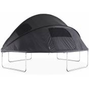 Tente pour trampoline. domus. polyester. traité anti uv. 2 portes. 4 fenêtres & sac de transport Ø430 cm