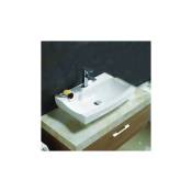 Vasque pour salle de bain Rectangulaire - Céramique - 48x32 cm - Cosmopolitan