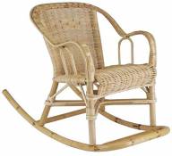 AUBRY GASPARD Rocking Chair chloé pour Enfant en rotin