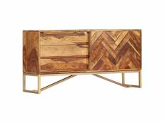 Buffet, meuble de rangement 118 x 30 x 60 cm bois massif de sesham,armoire de rangement tehzhr58918