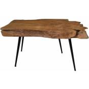 Coffee table - 80x50x53 - Natural - Teak - Naturel