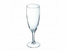 Coupe de champagne arcoroc elegance transparent verre