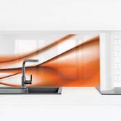 Crédence adhésive - Orange Touch Dimension HxL: 50cm x 175cm Matériel: Smart