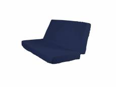 Drap housse bleu marine pour matelas clic-clac bonnet 20 cm 140x190