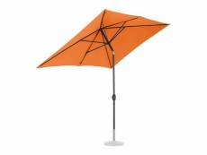 Grand parasol de jardin rectangulaire 200 x 300 cm inclinable orange helloshop26 14_0007552