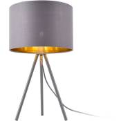 Lampe de table Trippondi avec base en métal et lun