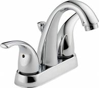 Peerless 2 Lever handles Chrome Lavatory Faucet With