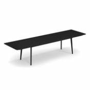 Table à rallonge Plus4 / Acier - 220 à 330 cm - Emu noir en métal