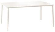 Table rectangulaire Yard / Aluminium - 160 x 97 cm - Emu blanc en métal