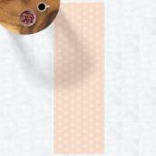 Tapis en vinyle - Geometrical Pattern Runde Flower Stamp - Panorama Large Dimension HxL: 120cm x 40cm