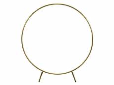Arche circulaire doré à décorer mariage bohême