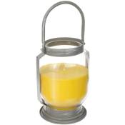 Atmosphera - Lanterne bougie parfumée citronnelle 1kg créateur d'intérieur - Jaune