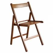 Chaise pliante en bois Arno noyer