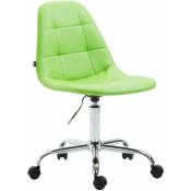 CLP - Chaise de bureau élégante en fauteuil en cuir