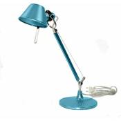 Cristalrecord - Lampe de bureau articulée bleue