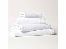 Homescapes lot de 4 serviettes de bain en coton égyptien premium 700 gm², blanc BT1236-4BALE