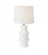 Lampe de table Sienna Céramique blanc 1 ampoule 46cm