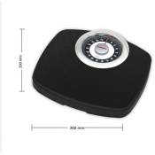 Little Balance - Balance Pese-personne mécanique 8400 Confort 180, 180 kg / 1 kg, Grand écran, Compact, Noir & Chrome