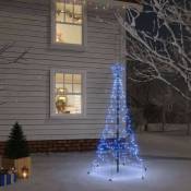 Sapin de Noël en led : 1,8m de haut 200 led Bleu -