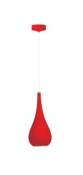 Suspension led design goutte rouge 20W (Eq. 120W) - Rouge