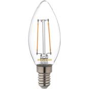Sylvania - Lampe toledo retro flamme 827 E14 2,5W 250lm nouveau modèle 0029371 - Blanc