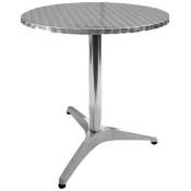 Table de bar ronde en aluminium 60xh70 table basse - Fraschetti
