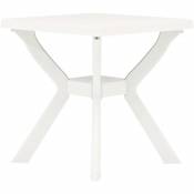 Table de bistro Table de jardin | Table de bar Blanc 70x70x72 cm Plastique 40637 - Blanc