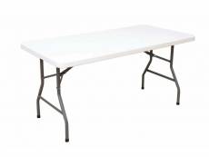 Table pliante rectangulaire modèle eco+2 - l 152 à