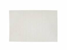Tapis blanc en laine 160 x 230 cm ellek 141445