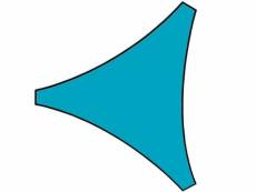 Voile d'ombrage triangle bleu azur 5m x 5m 355