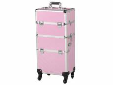 Yaheetech mallette maquillage valise cosmetique coiffure