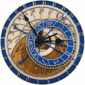 12 Pouces Horloge Murale Astronomique de Prague 12
