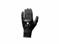 Boîte de 12 paires de gants ks tools - microfibres - noir - taille s - 310.0323 310.0323