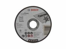 Bosch 2608603486 disque à tronçonner à moyeu plat best for inox rapido a 60 w inox bf 115 mm 0,8 mm 2608603486