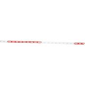 Chaîne plastique de signalisation rouge et blanc - Ø 6 mm x 25 m - Novap