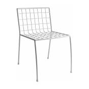 Chaise en métal blanc Commira - Serax