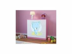 Commode babydreams rose ours bleu
