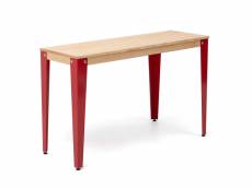 Console lunds 39x70x75cm rouge-naturel. Box furniture