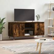 Design In - Meuble TV,Banc tv chêne fumé 104x35x50