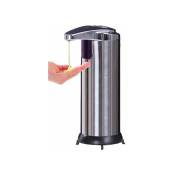 Distributeur automatique de savon 250 ml salle de bains cuisine capteur auto - gris mat